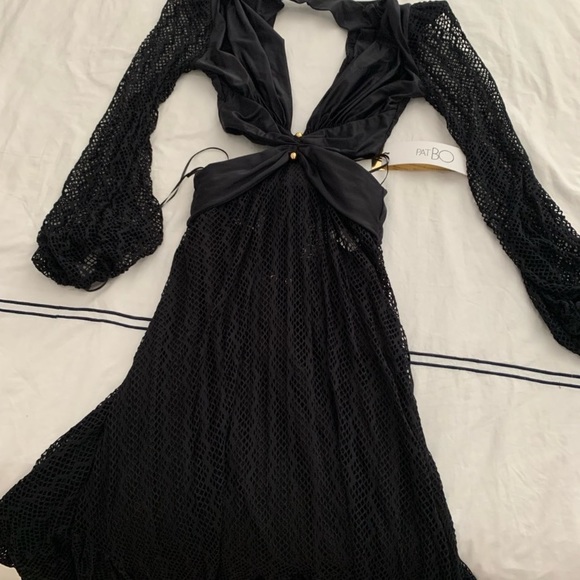 Plunge Netted Cutout Maxi Beach Dress
Size small - Picture 9 of 12